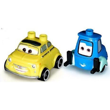 Mega Bloks Disney (ディズニー) Cars Luigi \u0026 Guido ミニカー ミニチュア 模型 プレイセット自動車 ダイ
