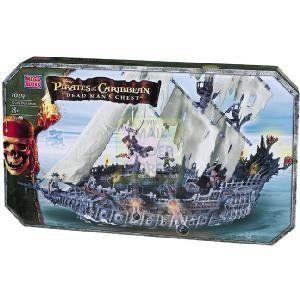 MEGA BLOKS Pirates of the Carribean Flying Dutchman 立ちはだかる 手あそび フィギュア-ゲーム、おもちゃ