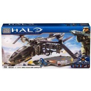 Megabloks Halo (ヘイロー) UNSC Falcon with Landing Pad ブロック おもちゃ