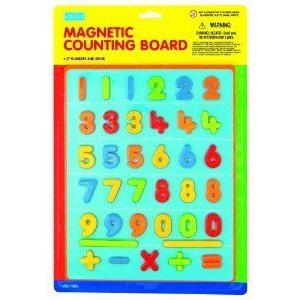 megcos Magentic Counting Board ブロック おもちゃ