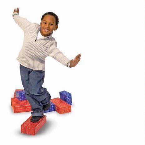 Melissa Doug - Deluxe Jumbo Cardboard Blocks ブロック おもちゃ