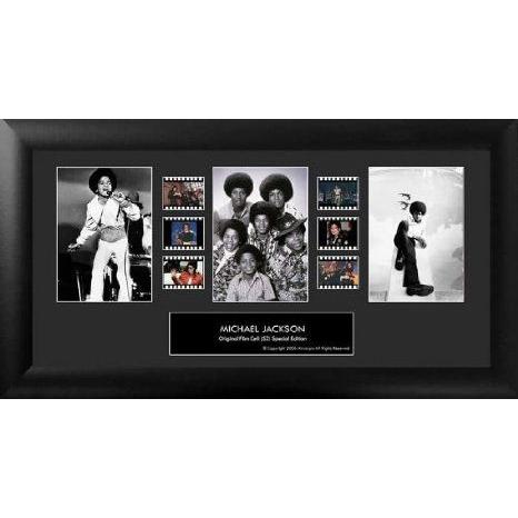 Michael Jackson (Series 2) Framed Trio Film Cell Presentation 図形 手あそび あやつり人形 フィギュア-フィギュア本体