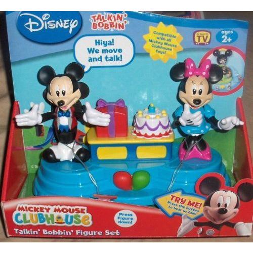 Mickey Mouse ミッキーマウス Clubhouse Talkin Bobbin Mickey and Minnie Birthday Party フィギュア ダ