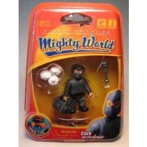 Mighty World Always On The Go Cary the Cat Burglar Town Life アクションフィギュア 8512