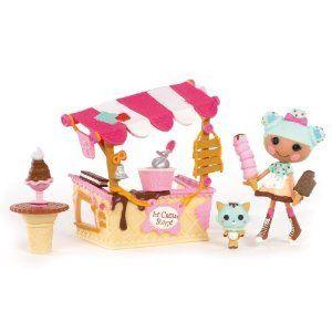 Mini Lalaloopsy Playset - Scoops Serves Ice Cream ドール 人形 フィギュア