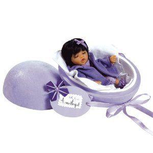 Miniature Dolls, Small Baby Dolls, Little Gem Amethyst, 7 inch vinyl お人形さん あやつり人形 図形 フィギュア-フィギュア本体-ゲーム、おもちゃ