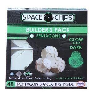 Monkey Business Sports Space Chips Builder Pack Glow In The Dark - Pentagons (48 ピース) ブロック