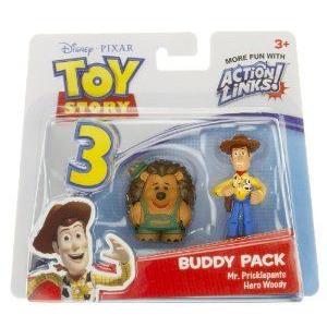 Mr. Pricklepants \u0026 Hero Woody: Toy Story 3 (トイストーリー3) Action Links Mini-フィギュア Buddy Pa