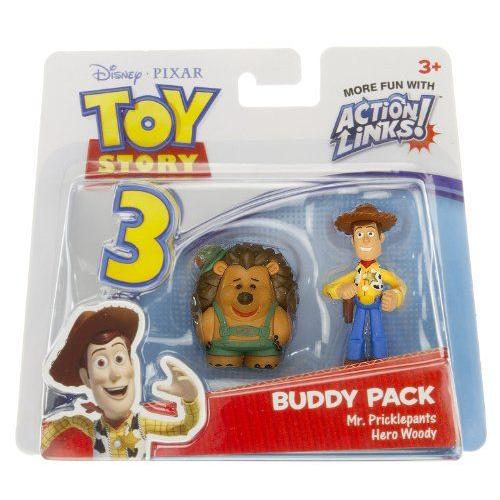 Mr. Pricklepants \u0026 Hero Woody: Toy Story 3 (トイストーリー3) Action Links Mini-フィギュア Buddy Pa_1