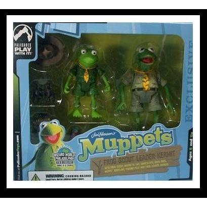 MUPPETS exclusive FROG SCOUT LEADER KERMIT フィギュア ダイキャスト 人形