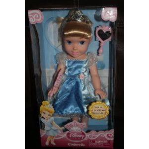 My First Disney (ディズニー)Princess Cinderella (シンデレラ) Rare Hard to Find with Tiara Heart Mi
