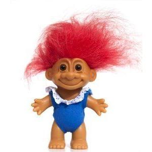 My Lucky Blue Swimsuit 6 Troll Doll - Red Hair お人形さん あやつり人形 図形