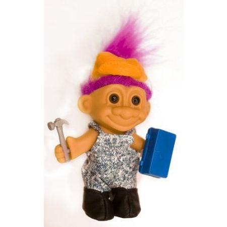 My Lucky HANDYMAN Troll Doll (Purple Hair) ドール 人形 フィギュア