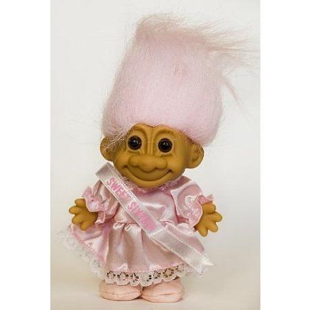 My Lucky SWEET SIXTEEN Troll Doll (Pink Hair) ドール 人形 フィギュア