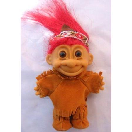 My Lucky Troll Indian Troll Doll (Red Hair) ドール 人形 フィギュア
