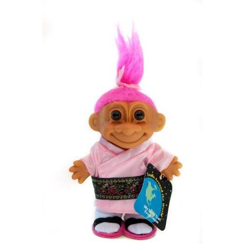 My Lucky Troll Japan - Hot Pink Hair ドール 人形 フィギュアの画像