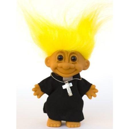 My Lucky Troll PRIEST Troll Doll (Yellow Hair) ドール 人形 フィギュア
