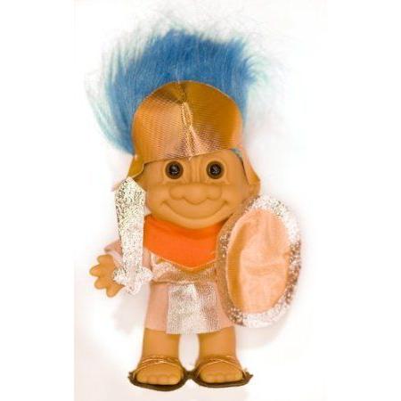 My Lucky Troll SPARTICUS Troll Doll (Blue Hair) ドール 人形 フィギュア