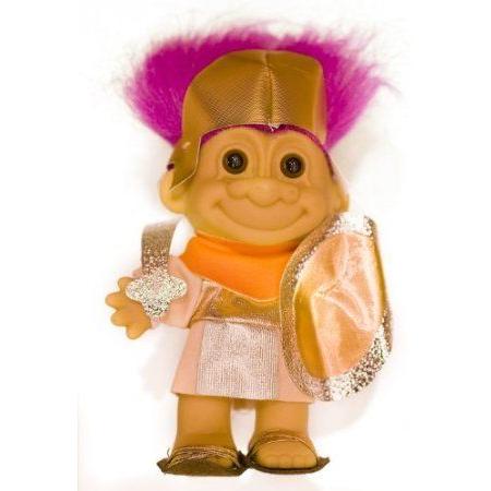 My Lucky Troll SPARTICUS Troll Doll (Purple Hair) ドール 人形 フィギュア