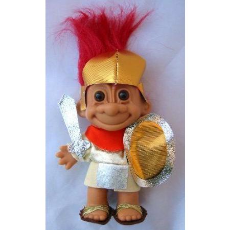 My Lucky Troll SPARTICUS Troll Doll (Red Hair) お人形さん あやつり人形 図形 ゲーム、おもちゃ-フィギュア-フィギュア本体