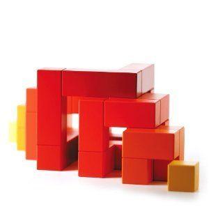 Naef Cubicus Block Set, Red ブロック おもちゃ