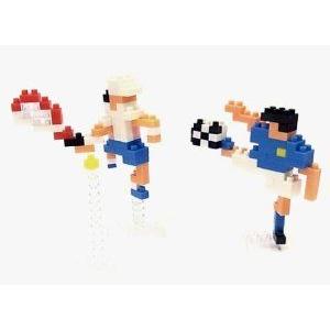 Nanoblock (ナノブロック) X Ozu Makoto Olympic Ball Football Tennis ブロック おもちゃ