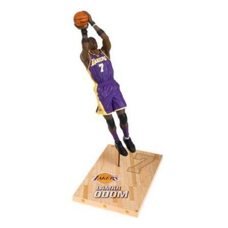 NBA (バスケットボール) Series 8 アクションフィギュア 人形 - Lamar Odom - Los Angeles Lakers フィギ