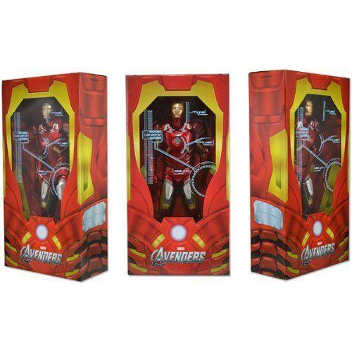 NECA ネカ Avengers アベンジャーズ Iron Man アイアンマン 18 Action Figure, Scale 1:4 フィギュア ダ