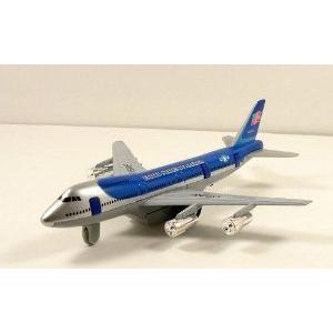 New 8 ダイキャスト Toy passenger airplane jet 747 look alike plane blue ミニカー ミニチュア 模型