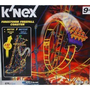 NEW Kids' 674 Piece Set Motorized Firestorm Freefall Coaster Building Toy Set ブロック おもちゃ