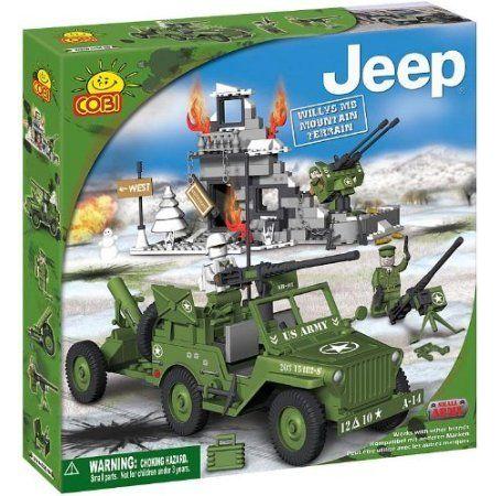 New! COBI Jeep Willys MB Normandy Mountain Terrain 300 Piece Building Block Set ブロック おもちゃ