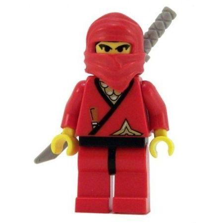 Ninja (Red) - LEGO (レゴ) Ninja 図形 あやつり人形 立ちはだかる 手あそび フィギュア-フィギュア本体