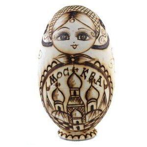 NuoYa001 Babushka Dolls 6PCS Branded Engraved Wooden Russian Nesting Doll Dried basswood ドール 人