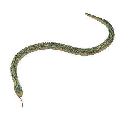 One Wooden Wiggle Snake - 28 inch 図形 ダイキャスト あやつり人形