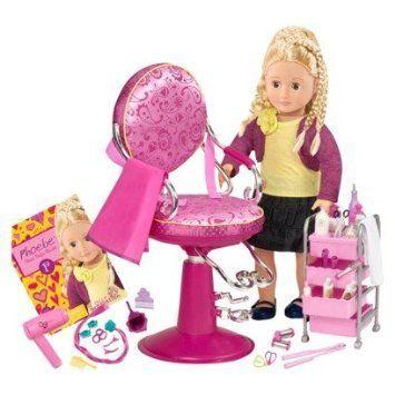Our Generation Hair Grow Doll and Salon Set ドール 人形 フィギュア
