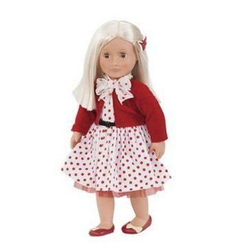 Our Generation Retro Non-Poseble Rose 18 Doll お人形さん あやつり人形 図形 フィギュア本体-ゲーム、おもちゃ