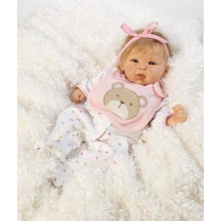 Paradise Galleries, Paradise Galleries Happy Teddy, 19-inch Realistic Baby Doll , 19 お人形さん あやつり人形 フィギュア-ゲーム、おもちゃ-フィギュア本体
