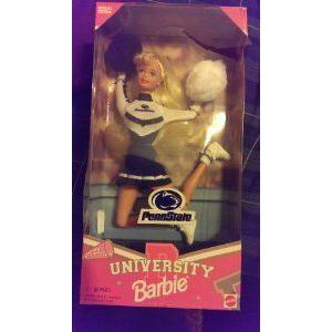 Penn State University Barbie(バービー) Doll お人形さん あやつり人形 図形 フィギュア本体-フィギュア