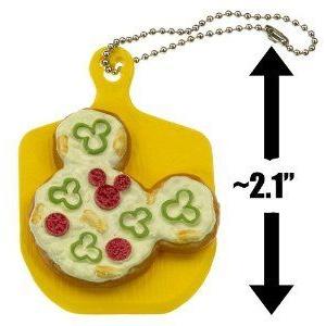 Pizza (~2.1): Disney (ウォルトディズニー) Mickey Mouse (ミッキーマウス) Character Food Mascot Charm Series ゲーム、おもちゃ-フィギュア本体