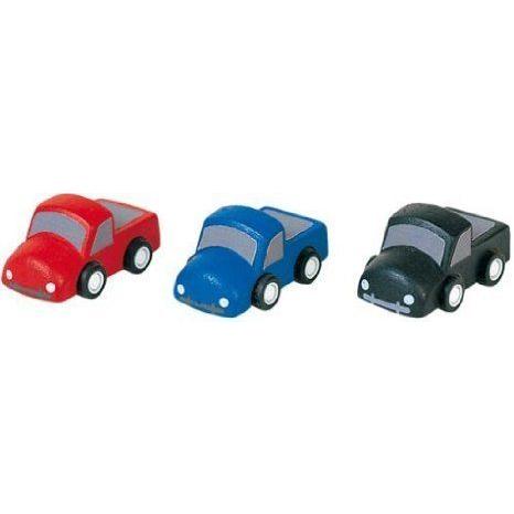 Plan Toys Set of 3 Wooden Mini Trucks by Plan Toys TOY お人形さん あやつり人形 図形
