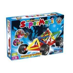 Plastwood SuperMaxi Race Car, 76-Piece ブロック おもちゃ