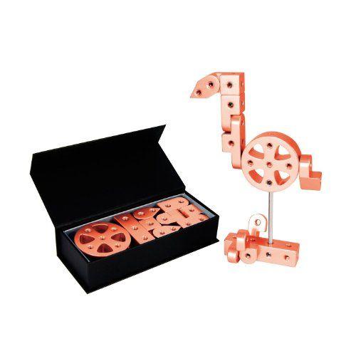 Playable Metal Zodiac (Model J) - Rose Gold (39 pcs) ブロック おもちゃの画像
