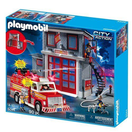 Playmobil Firehouse プレイセット - 5044 ブロック おもちゃの画像