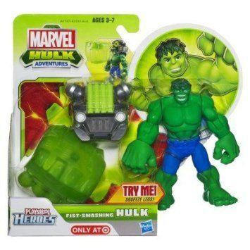 Playskool Heroes Marvel (マーブル) Hulk Adventures Fist-Launching Hulk フィギュア 人形 フィギュア