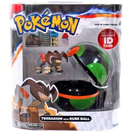 予約販売品 Pokemon ポケモン Tomy Clip N Carry Poke Ball Terrakion Dusk Ball Seal限定商品 Www Ladislexia Net