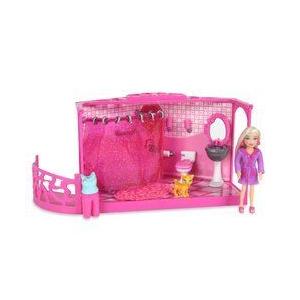 Polly Pocket: Stackable Studios - Polly's B-Dazzled Bathroom ドール 人形 フィギュア