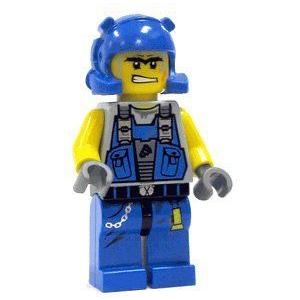 Power Miner #6 - LEGO (レゴ) Power Miners Minifigure 立ちはだかる 手あそび フィギュア本体-フィギュア-ゲーム、おもちゃ