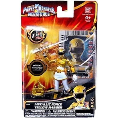 Power Rangers Megaforce Normal Yellow Ranger V2 フィギュア ダイキャスト 人形