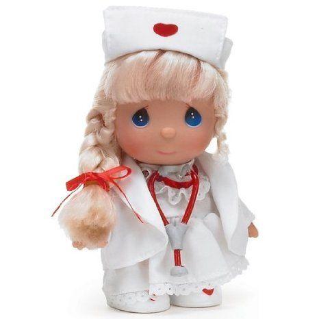 Precious Moments Dolls - Loving Touch Nurse - Blonde # 5319 ドール 人形 フィギュア