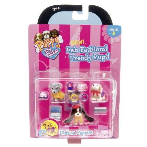 Puppy in my Pocket Fashion 3er-Blister 3 cm フィギュア おもちゃ 人形_1